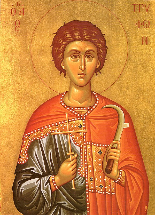 Martyr Tryphon of Lampsacus Near Apamea in Syria