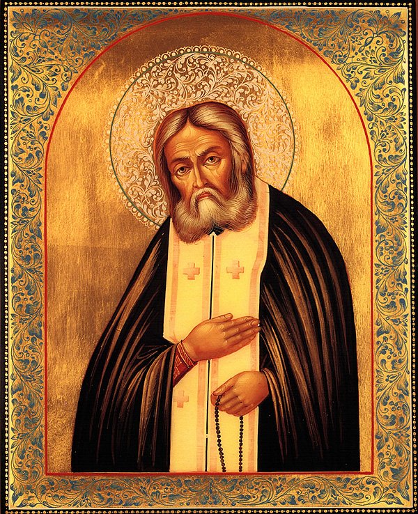Uncovering of the relics of Venerable Seraphim of Sarov