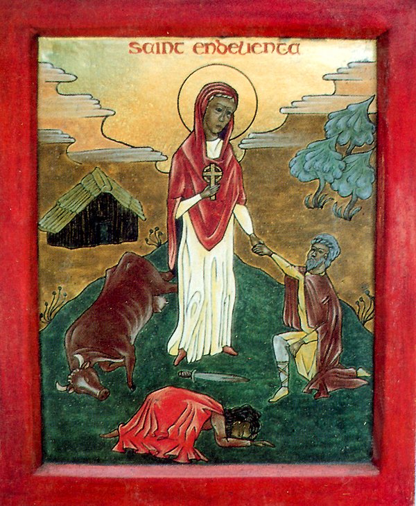 Saint Endellion, recluse of Cornwall