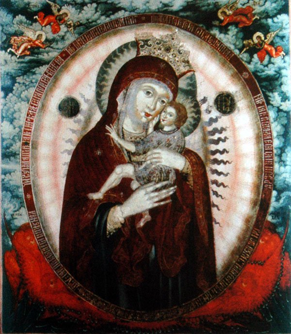 “Tenderness” Icon of the Mother of God from the Pskov Caves