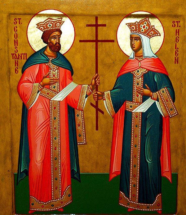 Equal of the Apostles and Emperor Constantine with his Mother Helen