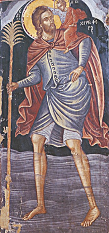 Martyr Christopher of Lycia, and, with him, the Martyrs Callinika and Aquilina