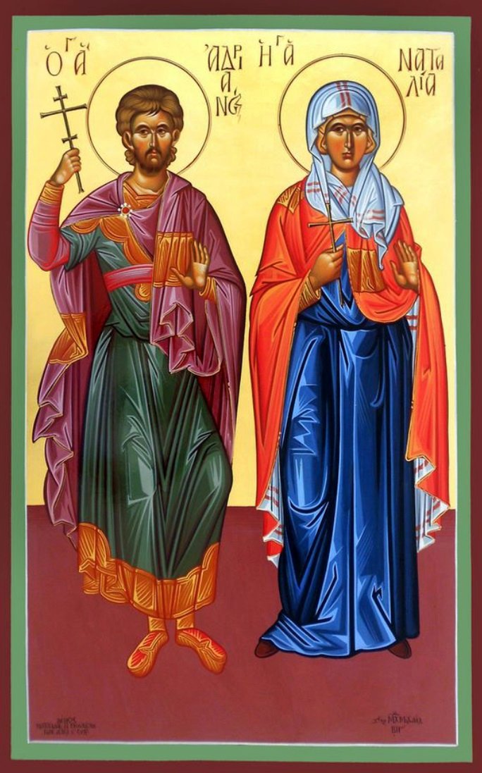 Martyrs Adrian and Natalia