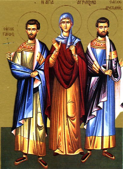 Martyrs Aristocles the Presbyter, Demetrian the Deacon, and Athanasius the Reader, of Cyprus