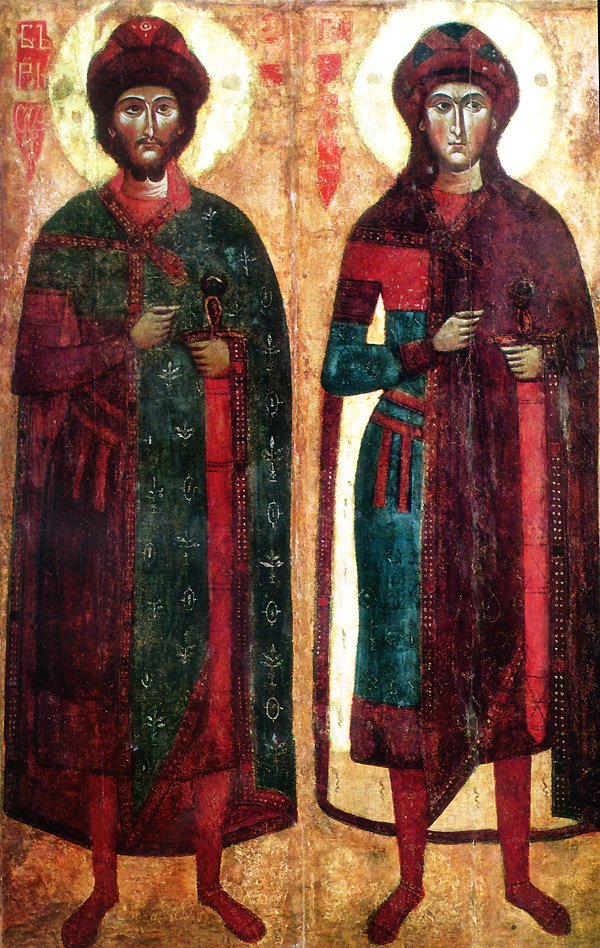 Translation of the Relics of the Holy Passionbearers Boris and Gleb (in Baptism Roman and David—1072 and 1115)