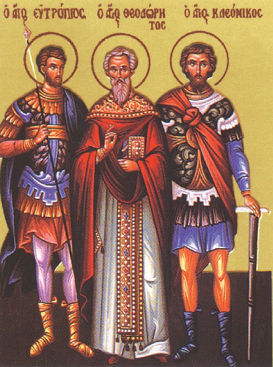 Martyrs Eutropius, Cleonicus, and Basiliscus of Amasea