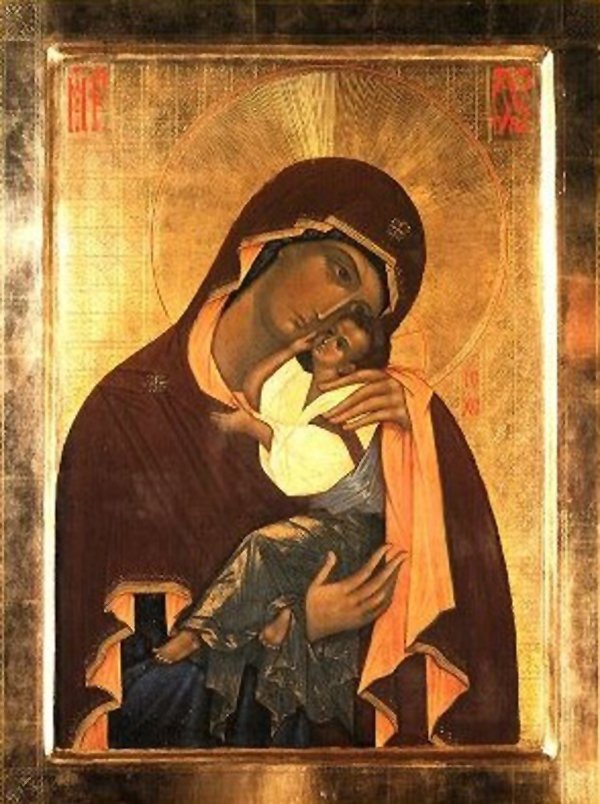 “Tenderness” Icon of the Mother of God in Novgorod