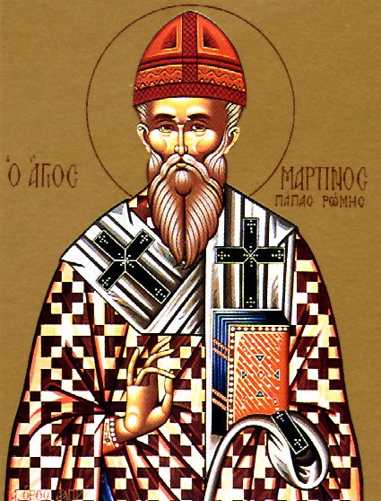 Saint Martin the Confessor, Pope of Rome