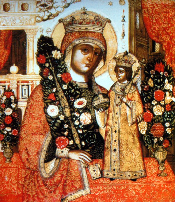 “Unfading Flower” Icon of the Mother of God
