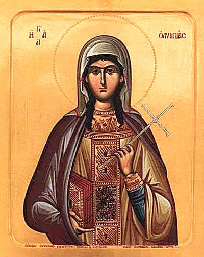 Holy Woman Olympias (Olympiada) the Deaconess of Constantinople