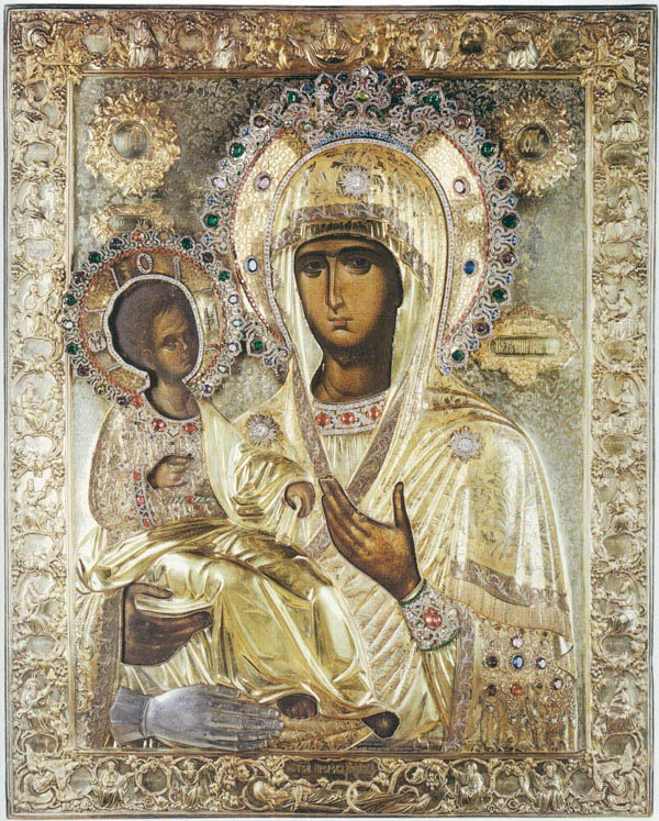 Icon of the Mother of God “of the Three Hands” on Mount Athos