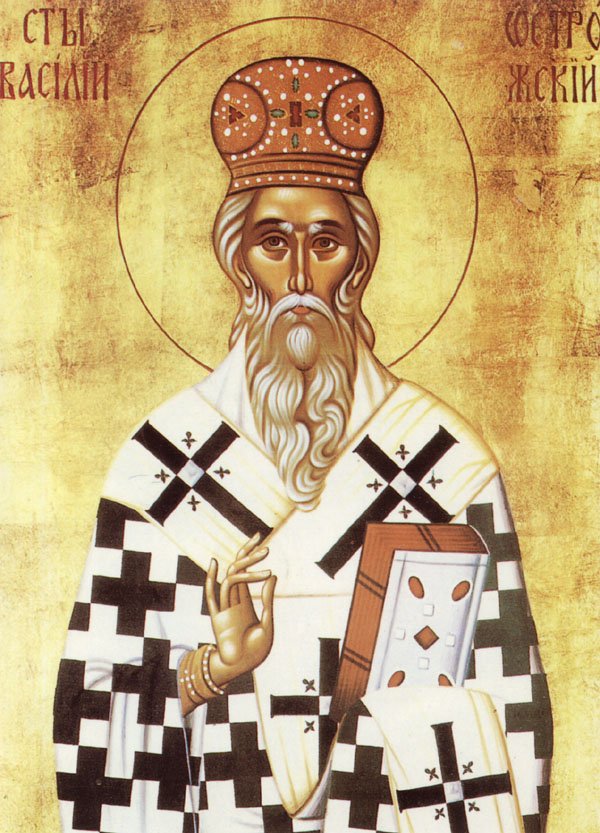 Saint Basil, Bishop of Zakholmsk in Montenegro, Serbia