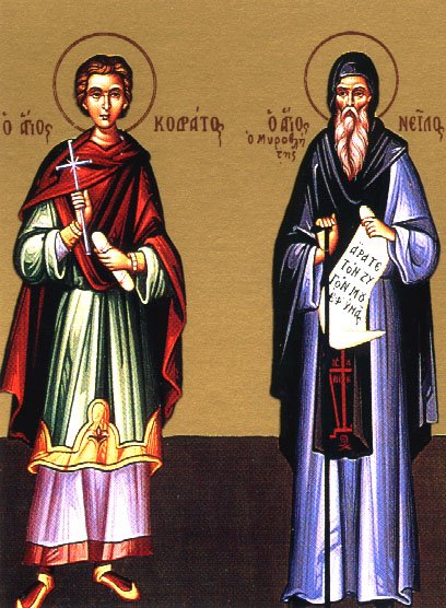 Venerable Nilus the Myrrhgusher of Lavra of Mount Athos