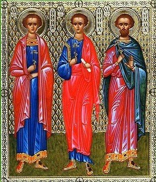 Martyrs Inna, Pinna, and Rimma, disciples of Apostle Andrew in Scythia