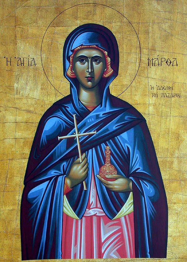 Righteous Martha and Mary, the sisters of Lazarus