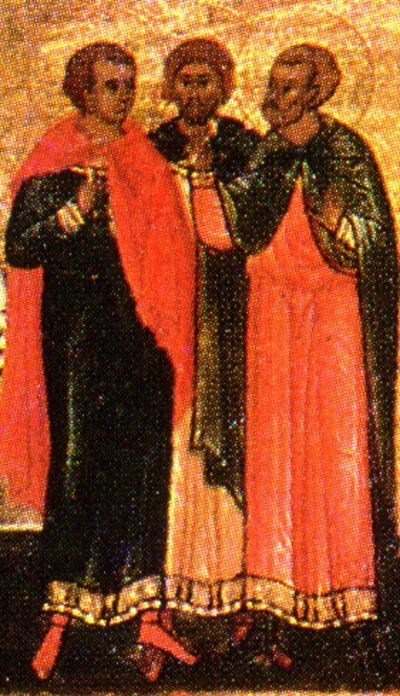 Martyr Theodotus of Ancyra, and with him the seven Virgin Martyrs: Alexandra, Tecusa, Claudia, Phaine, Euphraisa, Matrona, and Julia, who suffered under Decius
