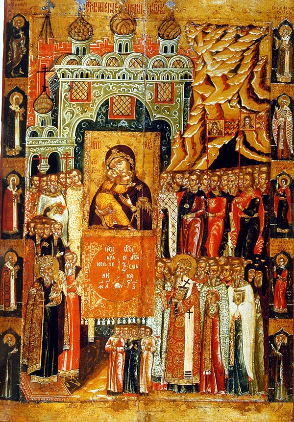 Meeting of the Vladimir Icon of the Mother of God in memory of the Saving of Moscow from the Invasion of Khan Achmed