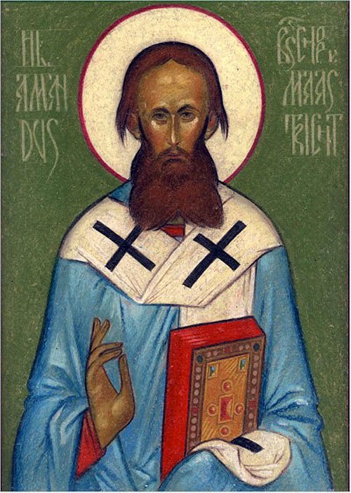 Saint Amand, Abbot of Maastricht