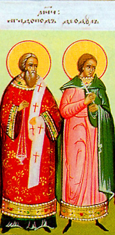 Martyrs Agathopodes the Deacon and Theodulus the Reader at Thessalonica